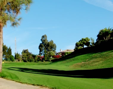 Green fairways at El Chaparral Golf Club Costa del Sol